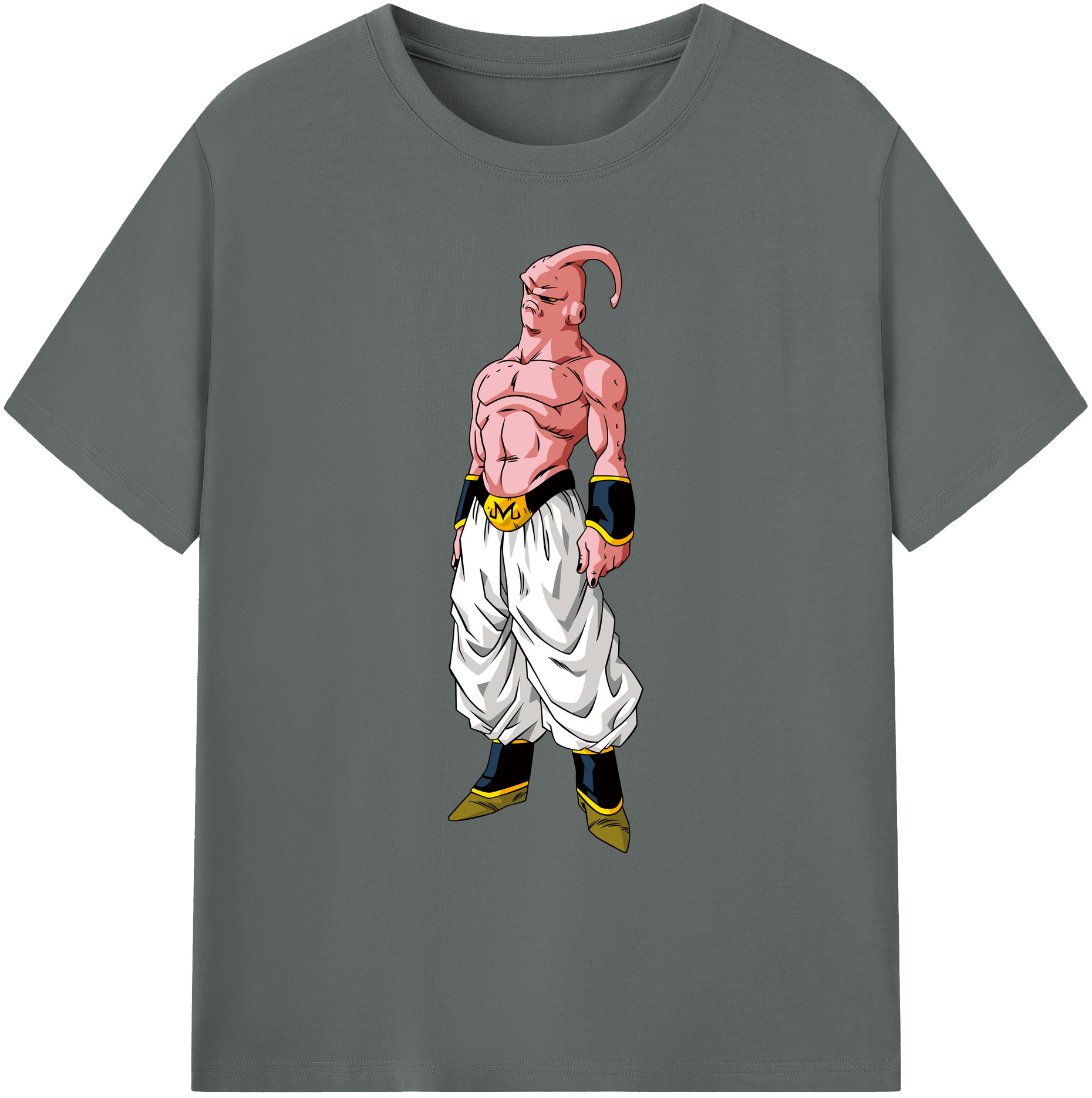 （画像用） ドラゴンボール 魔人ブウ DRAGON BALL Majin Buu 綿100％ メンズ半袖Tシャツ｜肌触りやわらか＆通気性